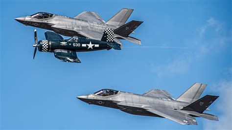 F 35C Lightning II Demonstration US Navy Legacy Flight 2022 Blue