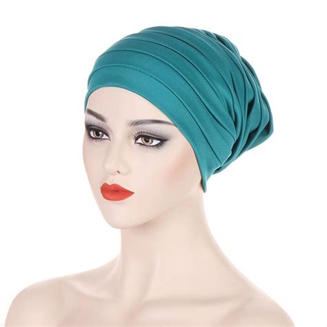 Dacron Muslim Bonnet Candy Color Muslim Hijab Bonnets Ladies Head Wraps ...