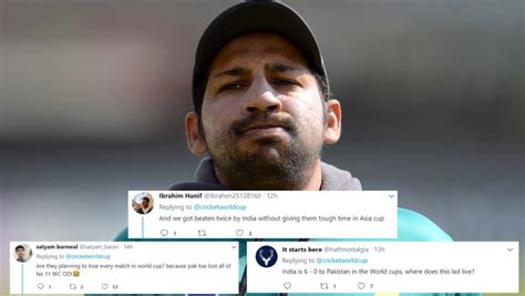 Ahead Of Icc World Cup 2019 Sarfaraz Ahmed Trolled Brutally For His