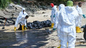 Lasers Help Put The Cork On Spilled Oil