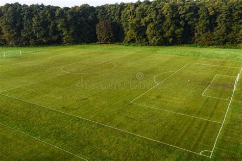 Professional Soccer Field View