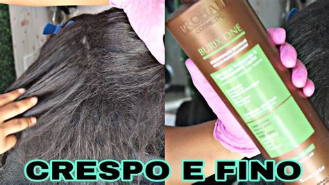 Como Alisar Cabelo Crespo Sem Danificar Burix One Prohall Youtube