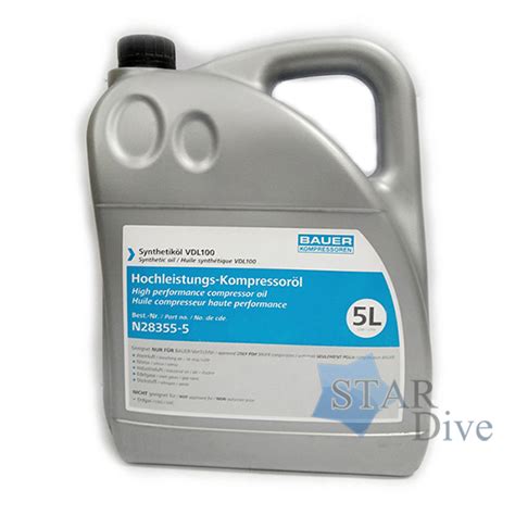 Компрессорное синтетическое масло Bauer №28355 -5L купить в Москве, цена