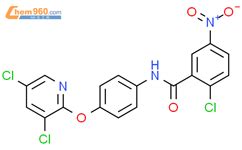 2 Chloro N 4 3 5 Dichloropyridin 2 Yl Oxyphenyl 5 Nitrobenzamide