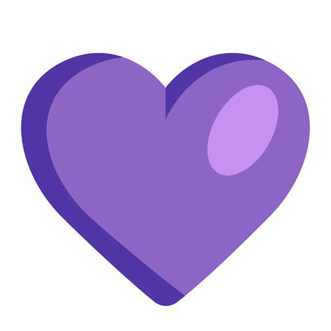 Purple Heart Flat Icon Fluentui Emoji Flat Iconpack Microsoft