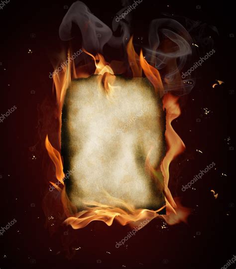 Старая горящая бумага #7215556 - Ларасток