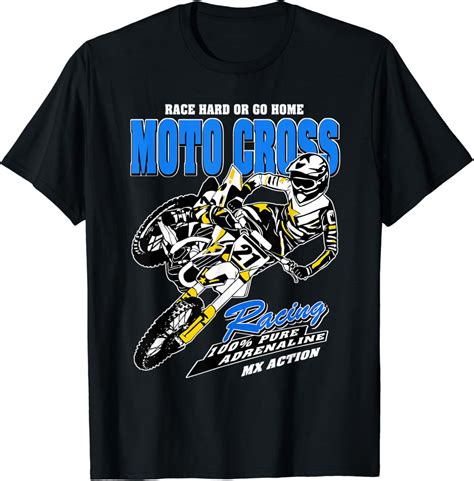 Moto Cross Supercross Enduro Motorcycle Race Motocross Racer T Shirt