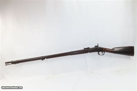 Antique Springfield Armory Model 1842 Percussion 69 Cal Civil War Musket Sighted Musket With