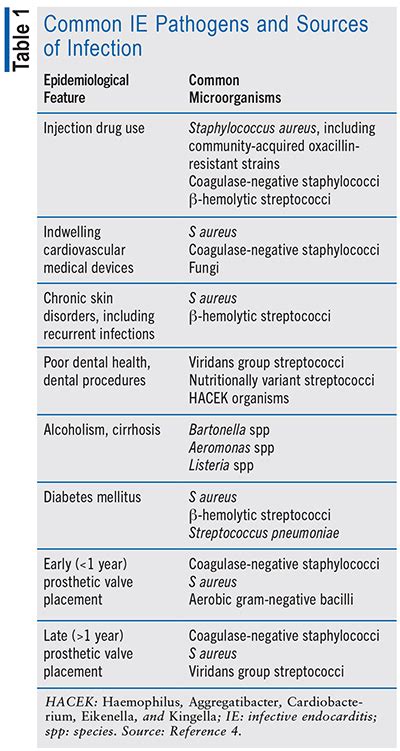 Infective Endocarditis Diagnosis And Management