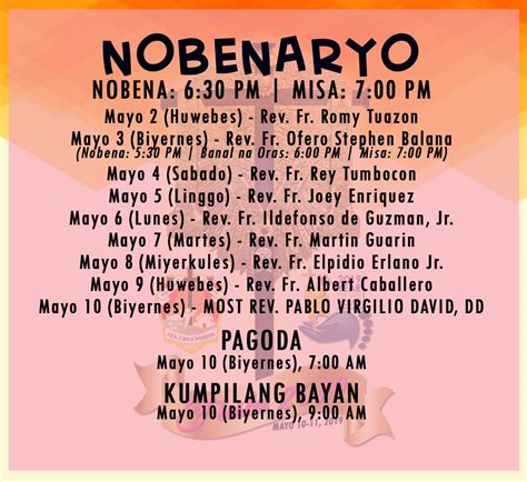 Kapistahan Ng Official Sta Cruz Parish Tanza Navotas Facebook