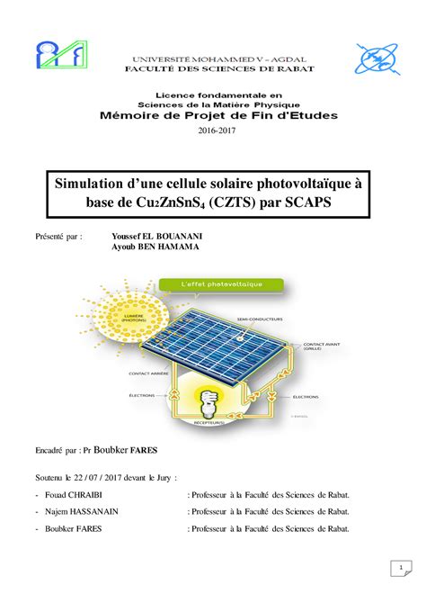 Sdic Pl Pfe Chimie Pr Sent Par Youssef El Bouanani