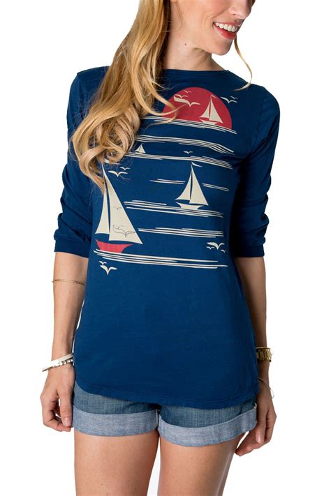 All At Sea Sailboat Tee