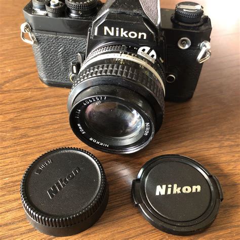 いたします 【美品】nikon Fm フィルムカメラ Ai S 50mm F1 8 Lens されている