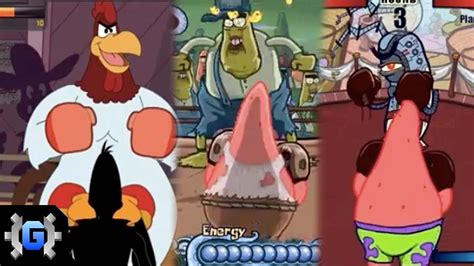 Daffy Duck In Feather Weight Duck Vs Patrick Star Monster Mashup