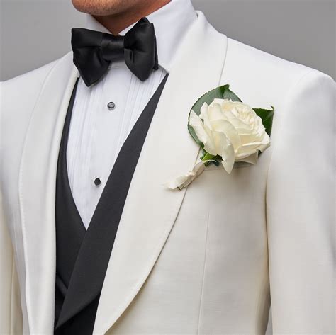 Off White Tuxedo Formal Wedding Suits Brent Wilson Tailoring
