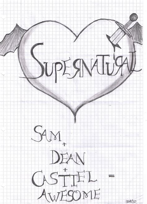 Supernatural Drawing Photo 15122731 Fanpop