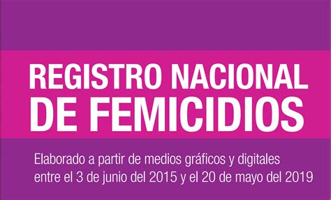 Ahora Que Si Nos Ven Informes A 4 Años Del Ni Una Menos Registro