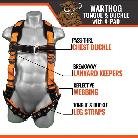 Buy Malta Dynamics Warthog Safety Harness Fall Protection Tongue