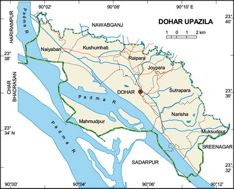 Maps Of Bangladesh Political Map Of Dohar Upazila