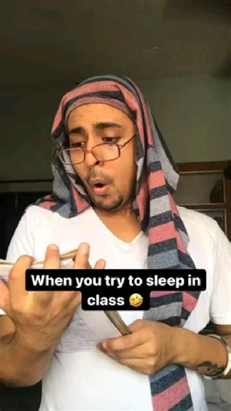 When U Try To Sleep 😴😴in Class😂😂