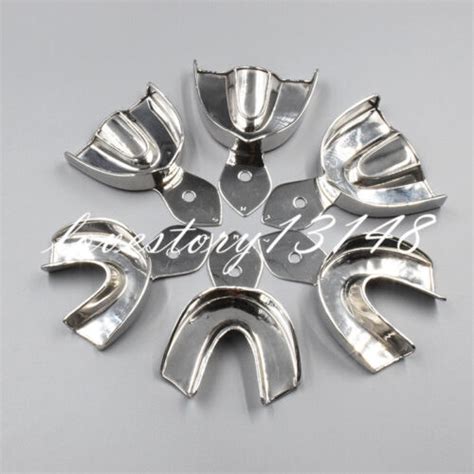 Dental Stainless Steel Non Perforated Impression Tray Autoclavable