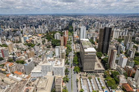 Vista A Rea De La Ciudad De Belo Horizonte En Minas Gerais Brasil