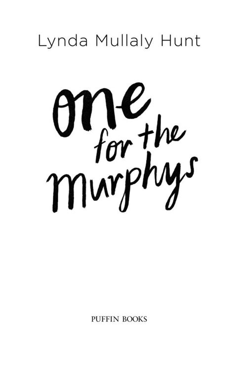 One For The Murphys By Lynda Mullaly Hunt 9780142426524 Brightly Shop