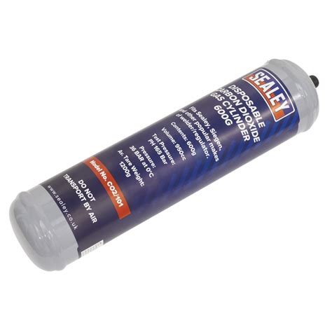 Gas Cylinder Disposable Carbon Dioxide 600g Mdtools