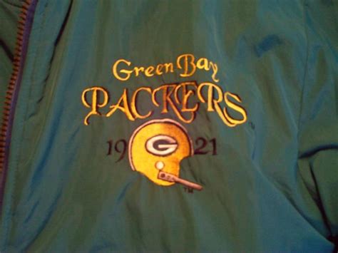 GREEN BAY PACKERS 1921 OFFICIAL CHAMPION TEAMLINE NFL FOOTBALL JACKET ...