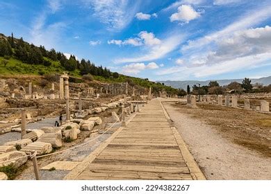 Ancient Ruins Ephesus Efes Ephesos Stock Photo