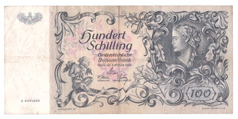 Sterreich Schilling P B Euro M Nzen Banknoten Geldscheine