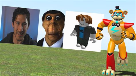 Obunga Nextbots Vs All Gmod Fnaf Security Breach Five Nights At