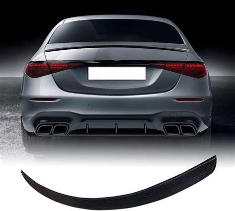 Amazon Mcarcar Kit Carbon Fiber Rear Trunk Spoiler For Mercedes