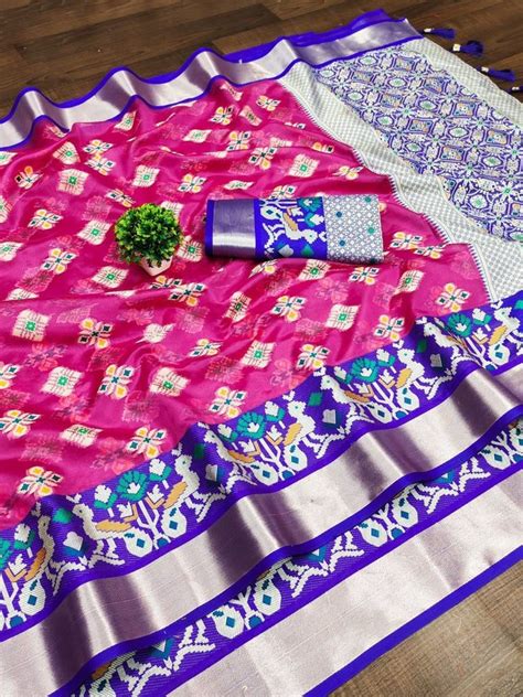 Organza Silk Saree 6 3 M With Blouse Piece At Rs 850 Piece In Surat