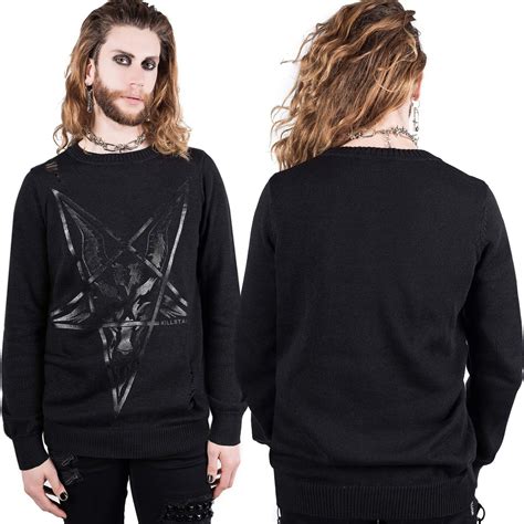 King Of The Damned Knit Sweater Ksra By Killstar Brand