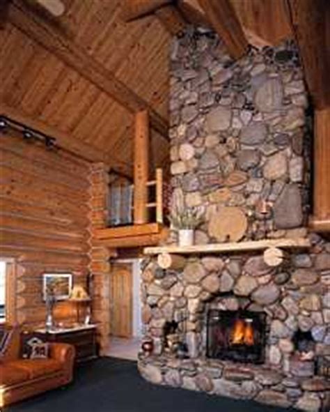 The River Rock Fireplace Surround . . . Soaring Skyward!