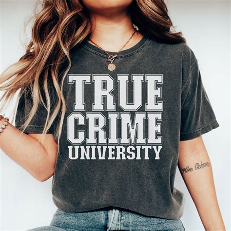 True Crime Fan Tshirt Trendy Comfort Colors Internet Detective Etsy