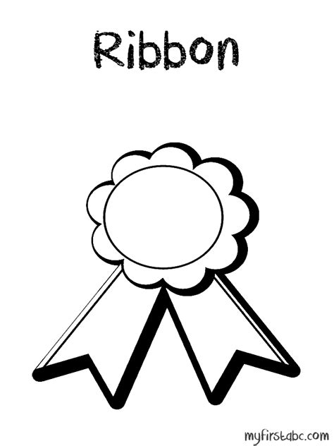 Award Ribbon Coloring Page Coloring Pages