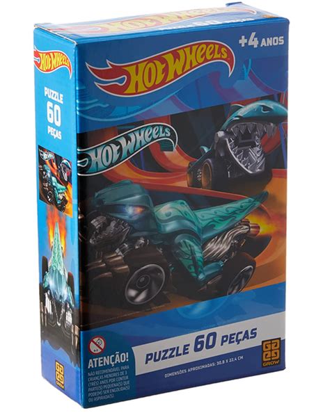 Puzzle Hot Wheels Pe As Grow F Tima Crian A