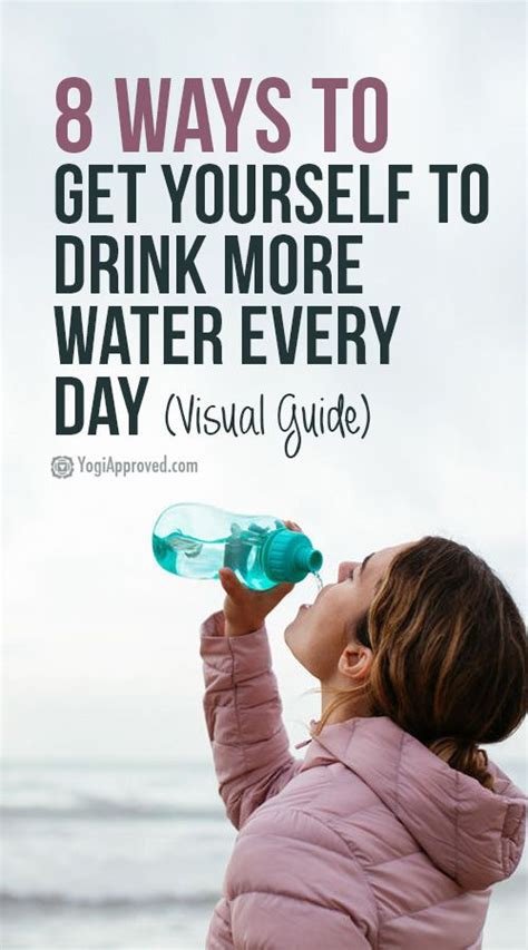 These 8 Tips Will Trick You Into Drinking More Water Every Day Visual Guide Drink More Water