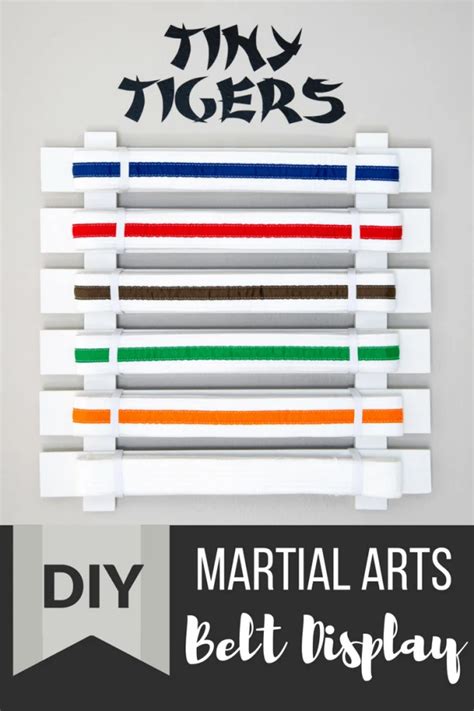 Diy Taekwondo Belt Display Atelier Yuwa Ciao Jp