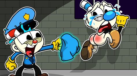 Prisoner Mugmans Dropped Pants Cuphead Police Cuphead Dlc