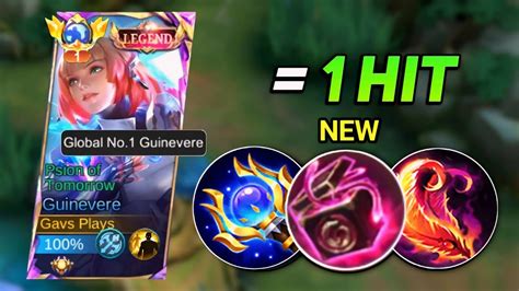 GUINEVERE NEW HYPER BUILD 1 HIT DAMAGE Guinevere Best Build 2024