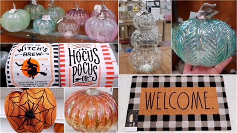 FALL DECOR SHOP WITH ME AT HOMEGOODS TJ MAXX DOLLAR TREE JOANNS