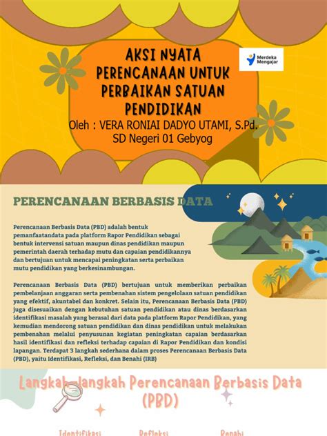 Topik 8 Aksi Nyata Perencanaan Untuk Perbaikan Satuan Pendidikan Pdf