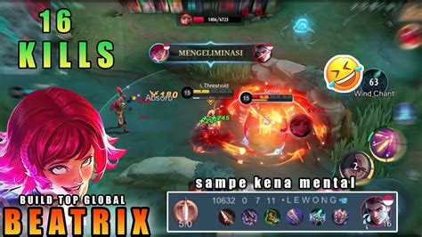 CARA BIKIN MM MUSUH KENA MENTAL BEATRIX BEST BUILD 2023 YouTube