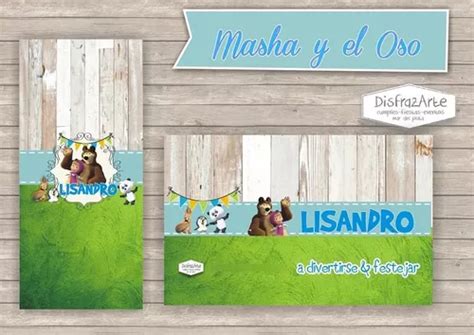 Kit Imprimible Masha Y El Oso Madera En Venta En Mar Del Plata Bs As