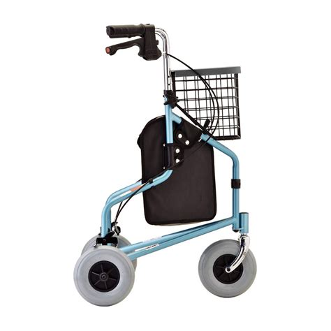 Nova Medical Traveler 3 Wheel Rollator Walker All Terrain 8” Wheels