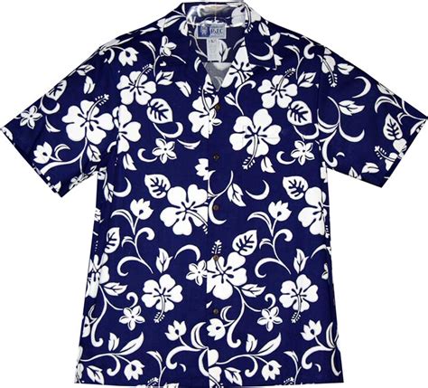 Rjc Hibiscus Hawaiian Aloha Shirt Blue Shopstyle