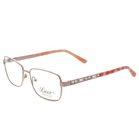 Luxe Women S Prescription Optical Eyeglasses Wlo454 Shiny Blush 53 16 135